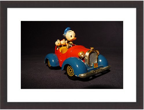Donald Duck Toys Toy Car Antique Collecting Red